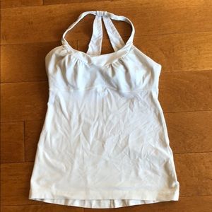 White Lululemon tank top